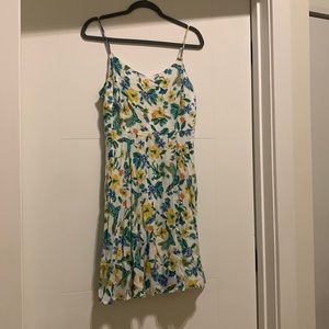 Old Navy Floral/Bird Patterned Sundress